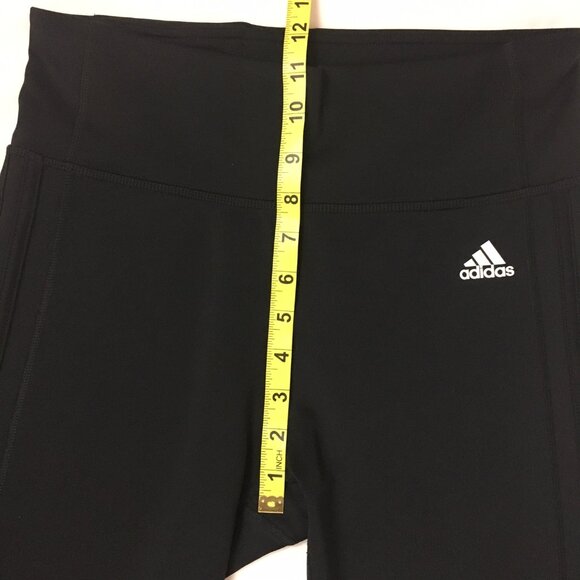 Adidas Climalite Capri Leggings Black Athletic Medium - Picture 8 of 9